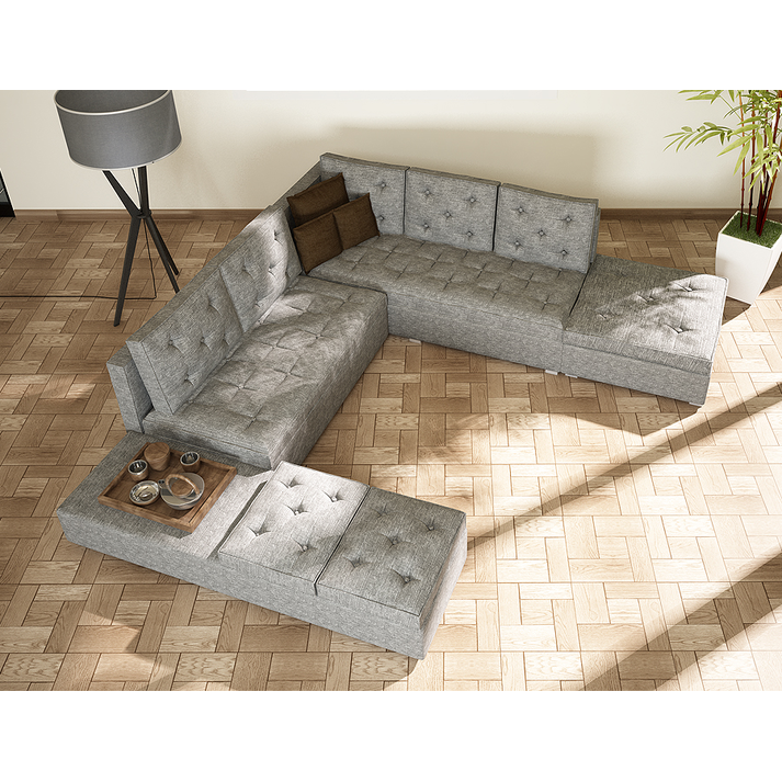 Verona Πολυμορφικός Καναπές Γωνία 200x335x240cm