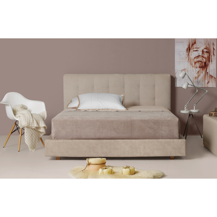 ΚΡΕΒΑΤΙ ΥΦΑΣΜΑ Ή ΔΕΡΜΑΤΙΝΗ 110/140/150/160 VITTORIA LINEA BED 