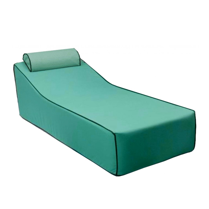 Ξαπλώστρα Αφρού Summer XL με Δερματίνη Επιλογής 190x60xH55cm